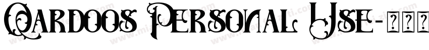 Qardoos Personal Use字体转换
